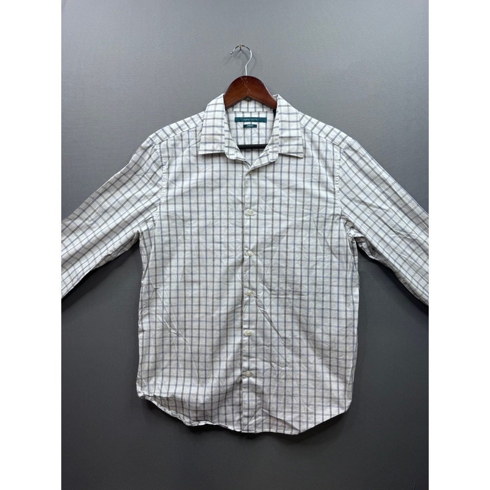 Perry Ellis Men's L G‎ Stretch Plaid Button Down Shirt - Picture 2 of 8